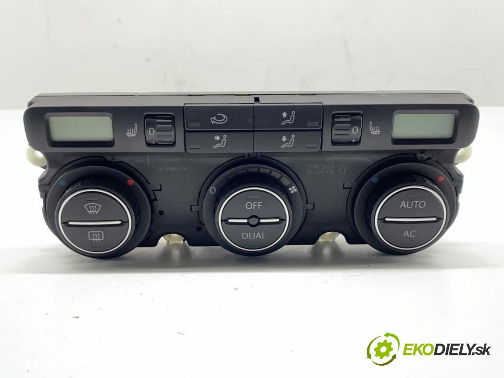VW GOLF V liftback 2008 103 kW 1.4 TSI 1390 Panel ovládaní topení 1K0907044DE (Páčky pod volantem)