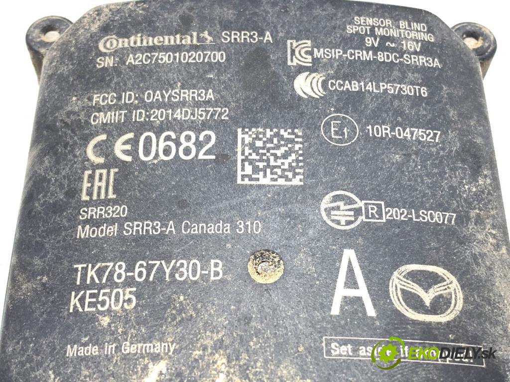 MAZDA CX-9 SUV 2016 184 kW 2.5 T AWD 2488 modul snímač MRTVÍ klapka TK78-67Y30B