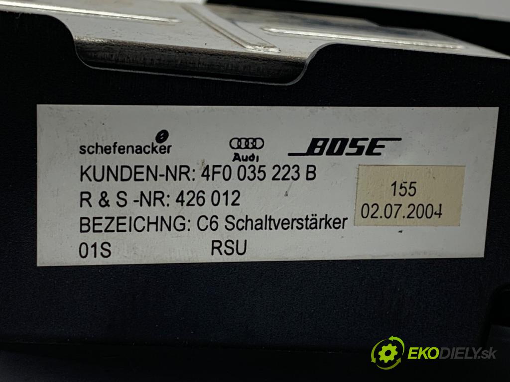 AUDI A6 C6 sedan 2004 165 kW 3.0 TDI quattro 2967 Zosilňovač 4F0035223B (Zosilňovač)