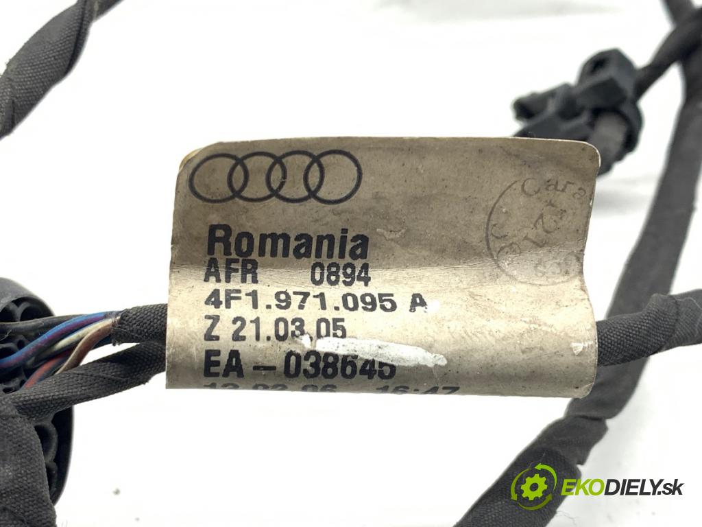 AUDI A6 C6 sedan 2004 165 kW 3.0 TDI quattro 2967 káblovačka PDC přední část 4F1971095A
