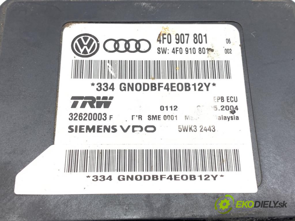 AUDI A6 C6 sedan 2004 165 kW 3.0 TDI quattro 2967 Modul brzdy ručnej brzdy 4F0907801