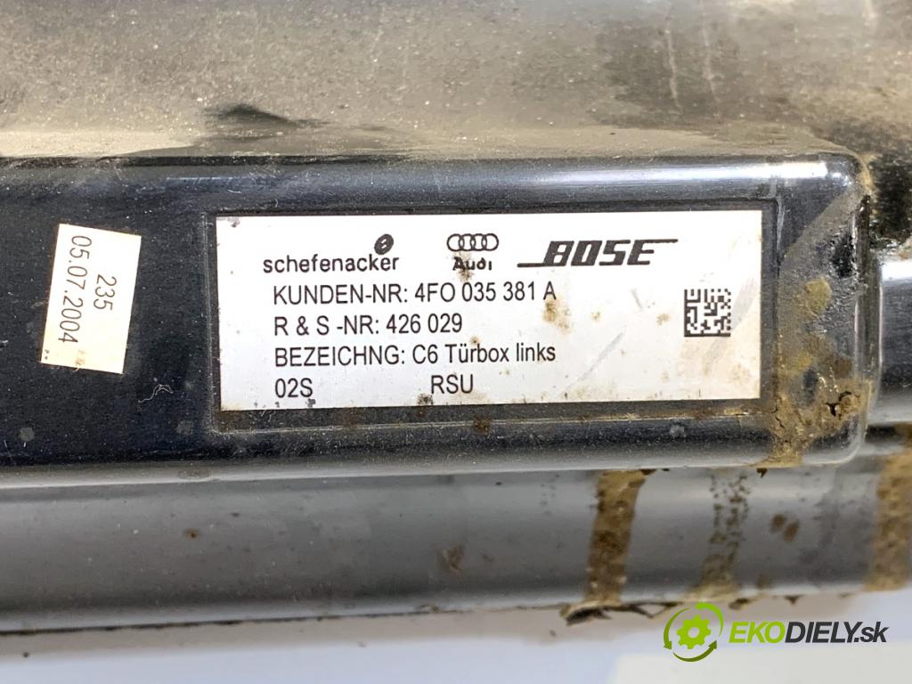 AUDI A6 C6 sedan 2004 165 kW 3.0 TDI quattro 2967 reproduktory 4F0035381A 4F0035415A