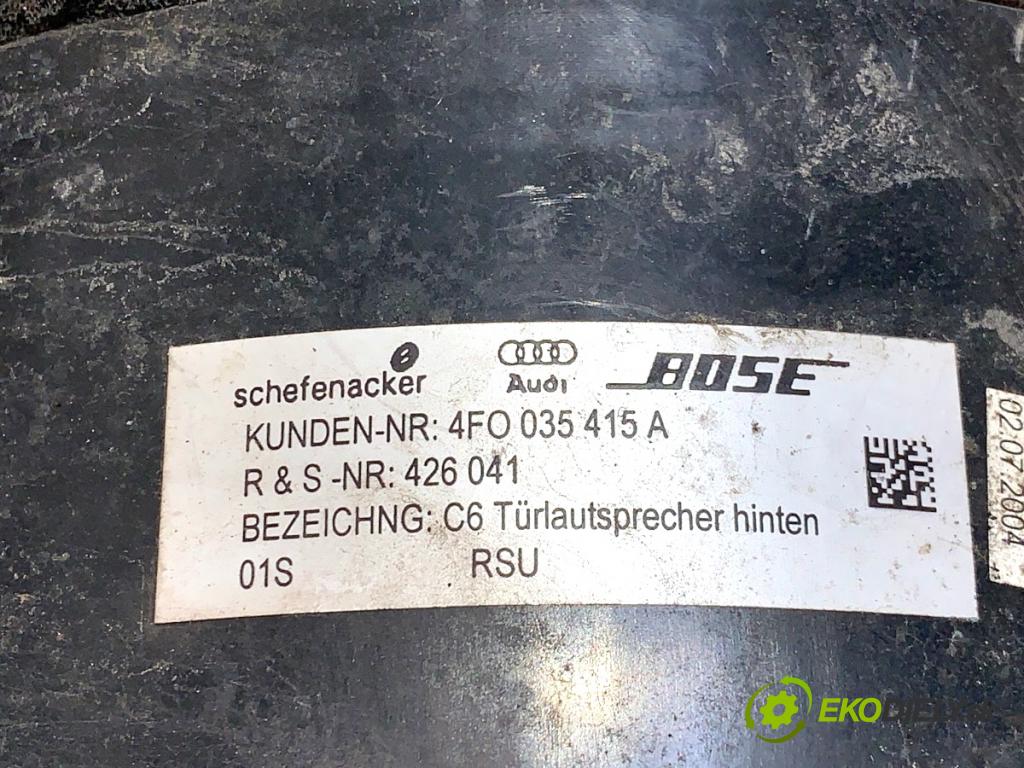 AUDI A6 C6 sedan 2004 165 kW 3.0 TDI quattro 2967 reproduktory 4F0035381A 4F0035415A