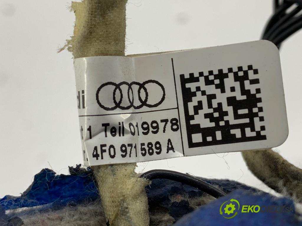 AUDI A6 C6 sedan 2004 165 kW 3.0 TDI quattro 2967 Káblovačka silentbloku airbag 4F0971589A