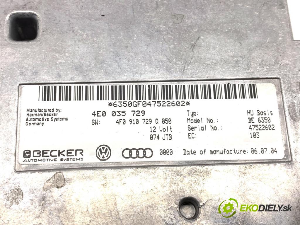 AUDI A6 C6 sedan 2004 165 kW 3.0 TDI quattro 2967 Modul MMI 4E0035729