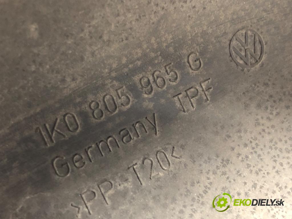 VW GOLF V liftback 2008 103 kW 1.4 TSI 1390 Volant prívod vzduchu 1K0805962D