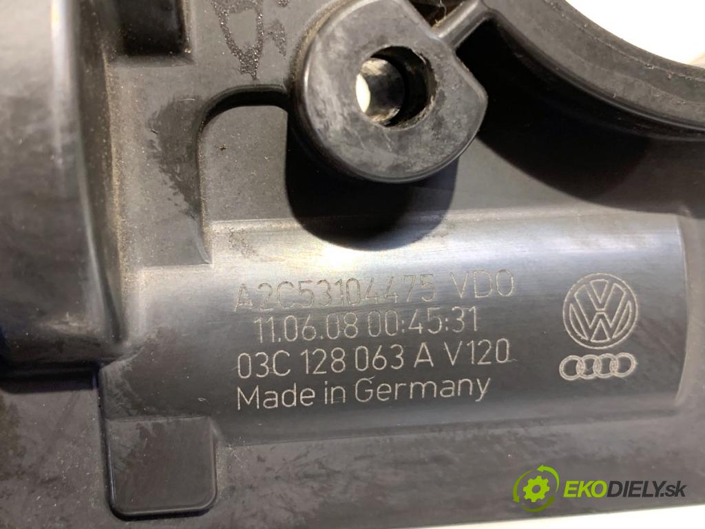 VW GOLF V liftback 2008 103 kW 1.4 TSI 1390 Škrtiaca klapka 03C128063A (Škrtiaca klapka)