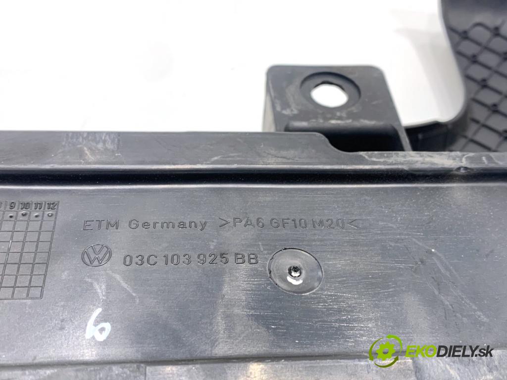VW GOLF V liftback 2008 103 kW 1.4 TSI 1390 Kryt Motor 03C103925BB (Kryt motora)
