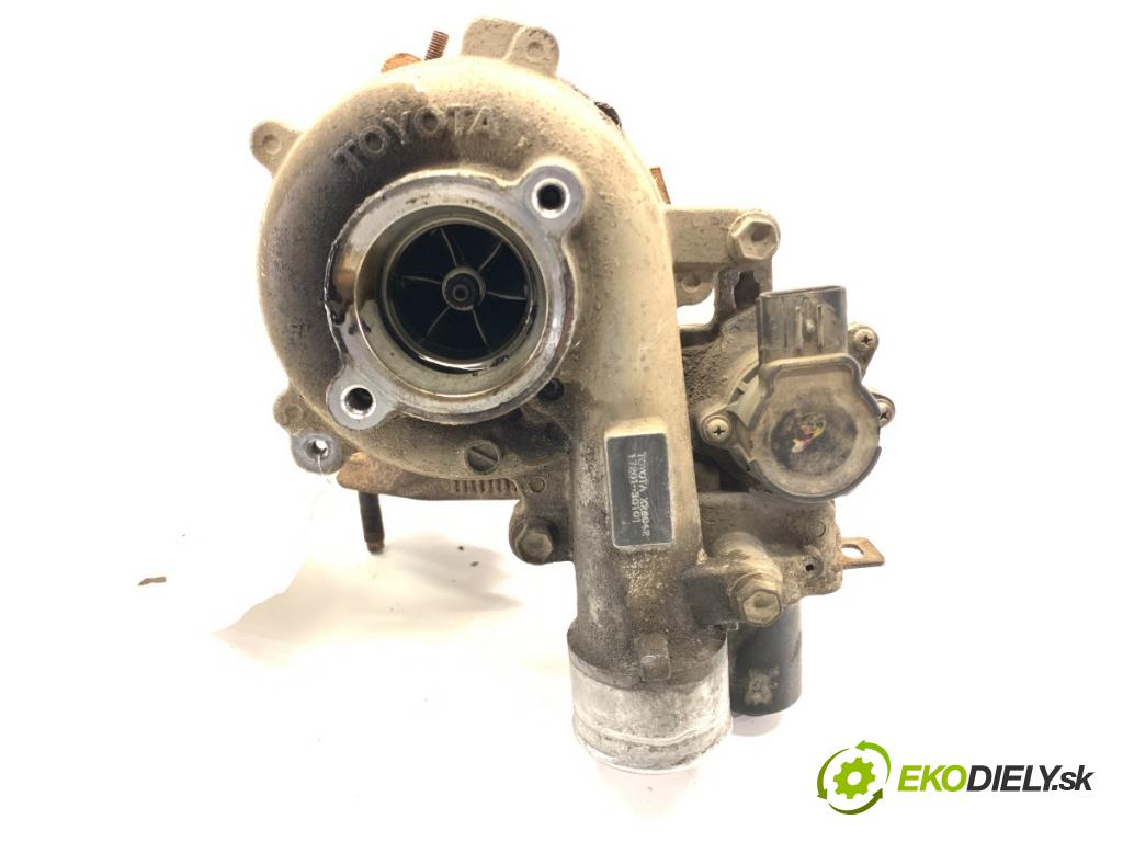 TOYOTA LAND CRUISER J12 samochód terenowy zamknięty 2006 127 kW 3.0 D-4D (KDJ120, KDJ125, KDJ121) 2982 Turbodúchadlo,turbo 17201-30101 (Turbodúchadlo (kompletné))