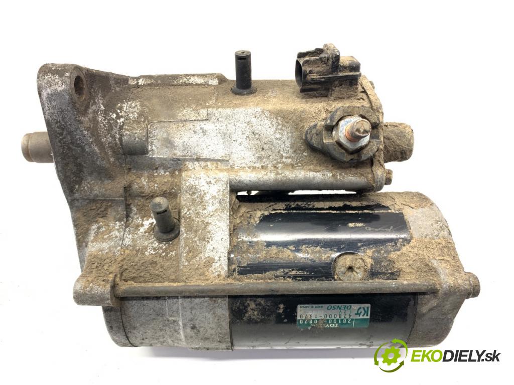 TOYOTA LAND CRUISER J12 samochód terenowy zamknięty 2006 127 kW 3.0 D-4D (KDJ120, KDJ125, KDJ121) 2982 startér 28100-30070 (Startér)