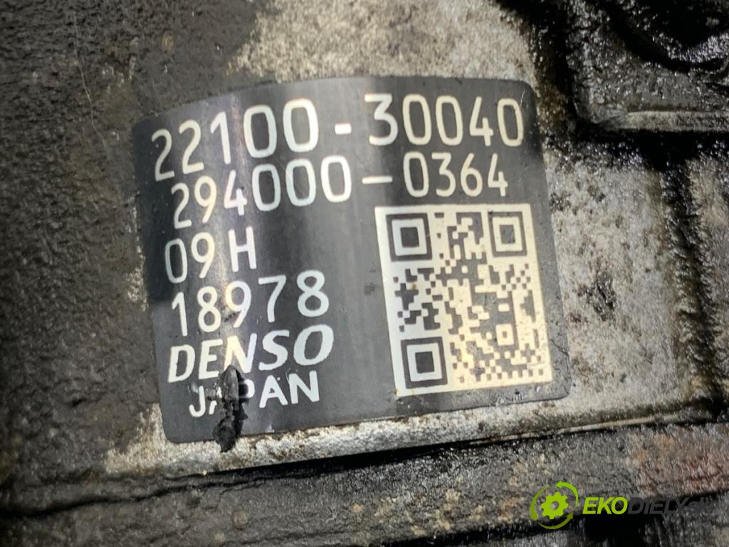 TOYOTA LAND CRUISER J12 samochód terenowy zamknięty 2006 127 kW 3.0 D-4D (KDJ120, KDJ125, KDJ121) 2982 Pumpa vysokého tlaku 22100-30040