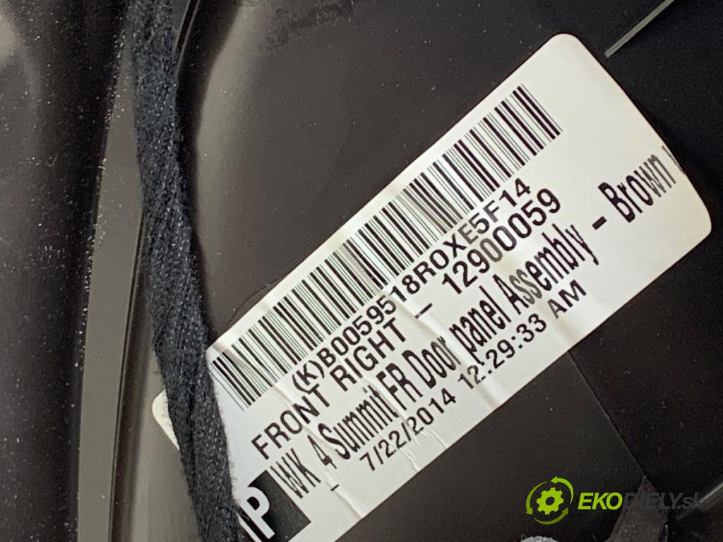 JEEP GRAND CHEROKEE WK SUV 2014 184 kW 3.0 CRD V6 4x4 2987 ča dveře pravý přední část