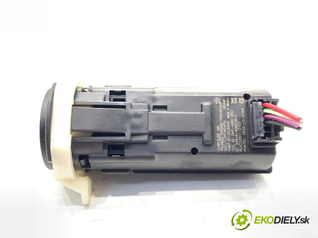 JEEP GRAND CHEROKEE WK SUV 2014 184 kW 3.0 CRD V6 4x4 2987 vypínač ZAPALOVANIE: START/STOP 68207000AB