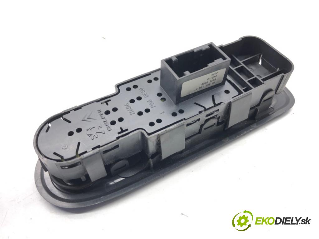 PEUGEOT 308 I liftback 2010 66 kW 1.6 HDi 1560 Prepínač okien 96565186XT (Prepínacie páčky pod volantom)