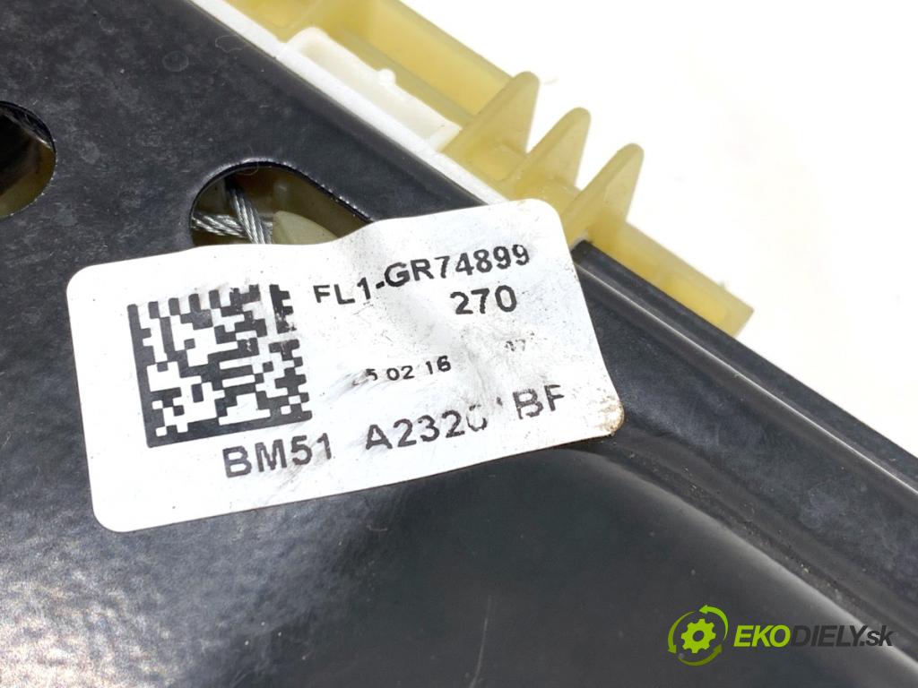 FORD FOCUS III Kombi 2016 92 kW 1.0 EcoBoost 998 mechanismus okna levý přední část BM51-A23201-BF