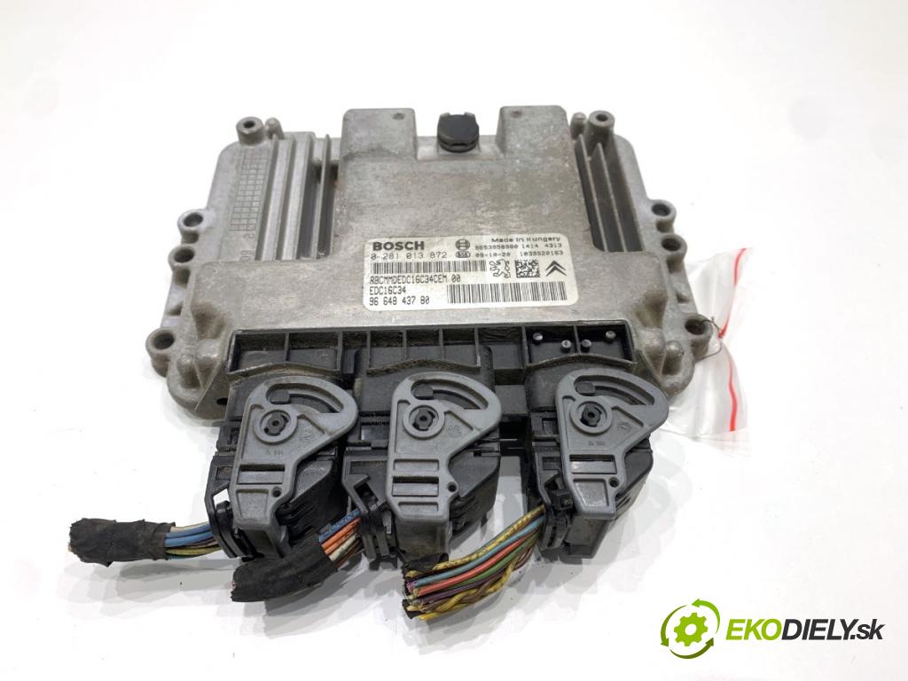 PEUGEOT 207 Kombi 2009 66 kW 1.6 HDi 1560 riadiaca jednotka Motor 9664843780 (Riadiaca jednotka)