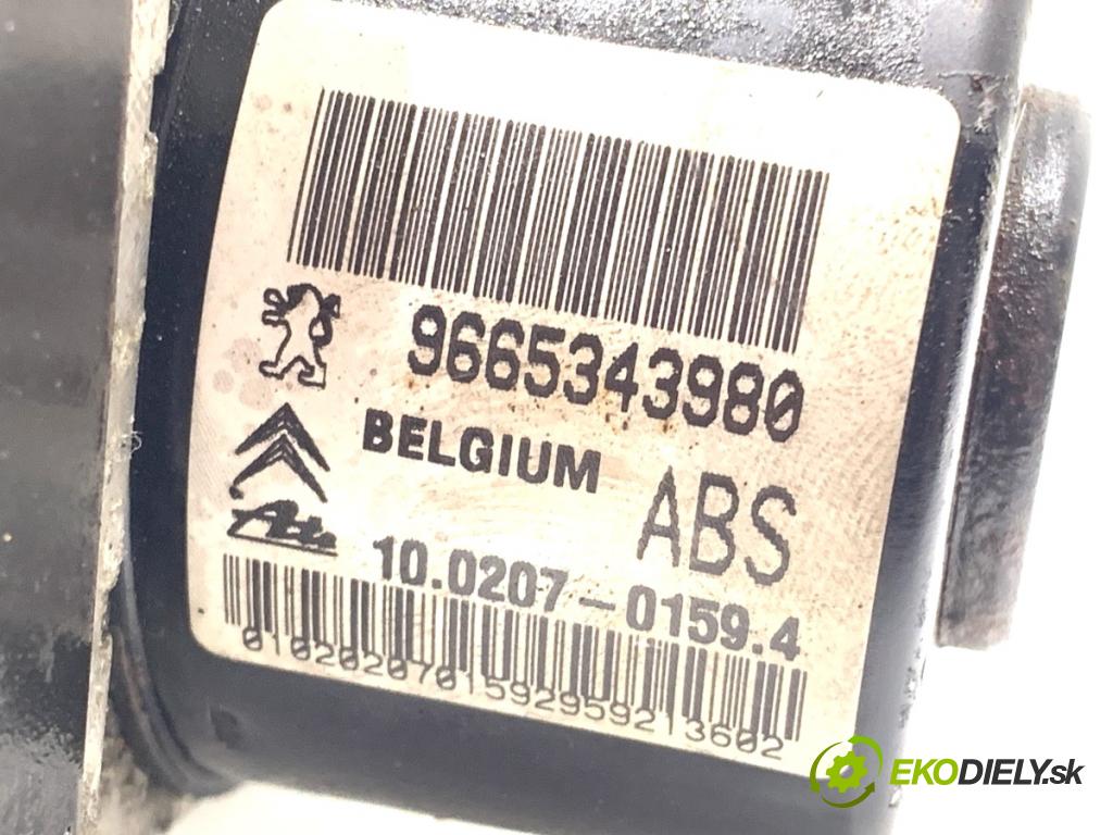PEUGEOT 207 Kombi 2009 66 kW 1.6 HDi 1560 Pumpa ABS 9665343980 (Pumpa ABS)