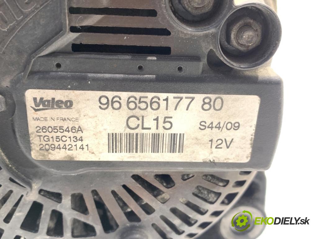 PEUGEOT 207 Kombi 2009 66 kW 1.6 HDi 1560 Alternátor 9665617780 (Alternátor)