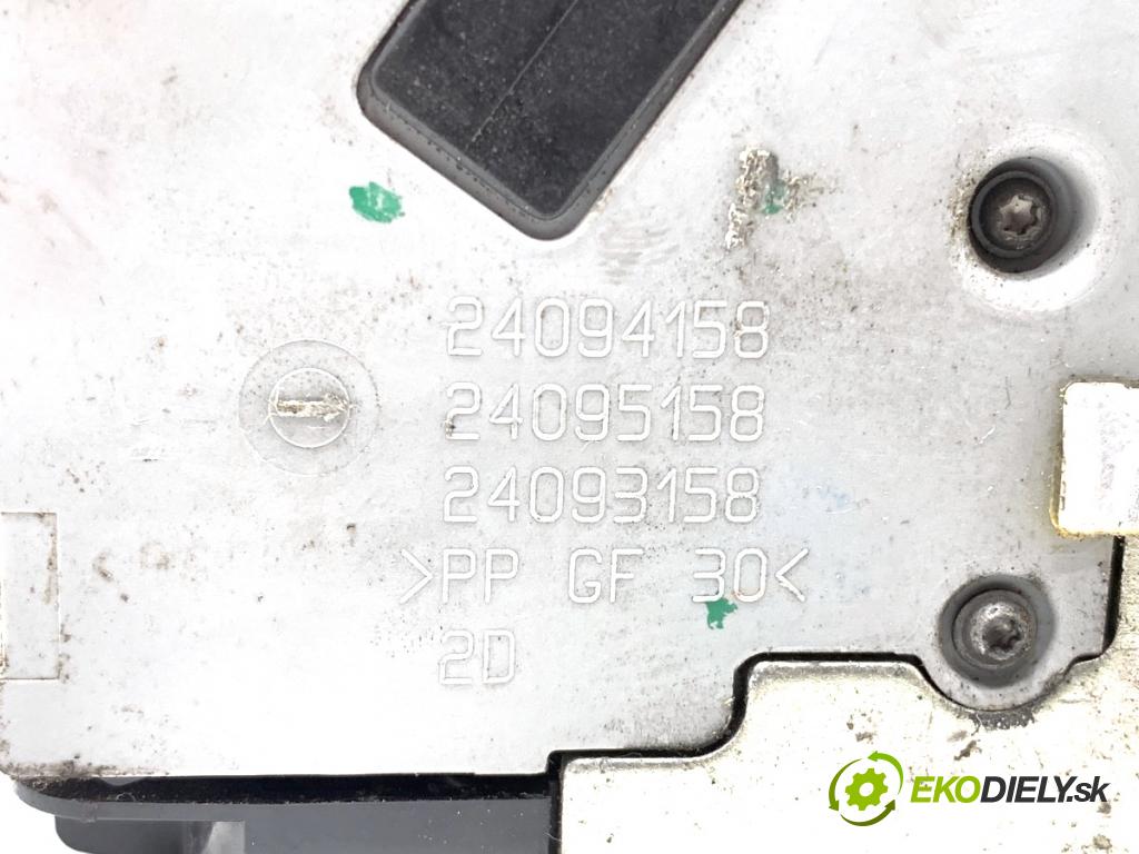 CITROEN C4 PICASSO I nadwozie wielkoprzestrzenne (MPV) 2007 80 kW 1.6 HDi 1560 zámok dveře pravý přední část 24094158