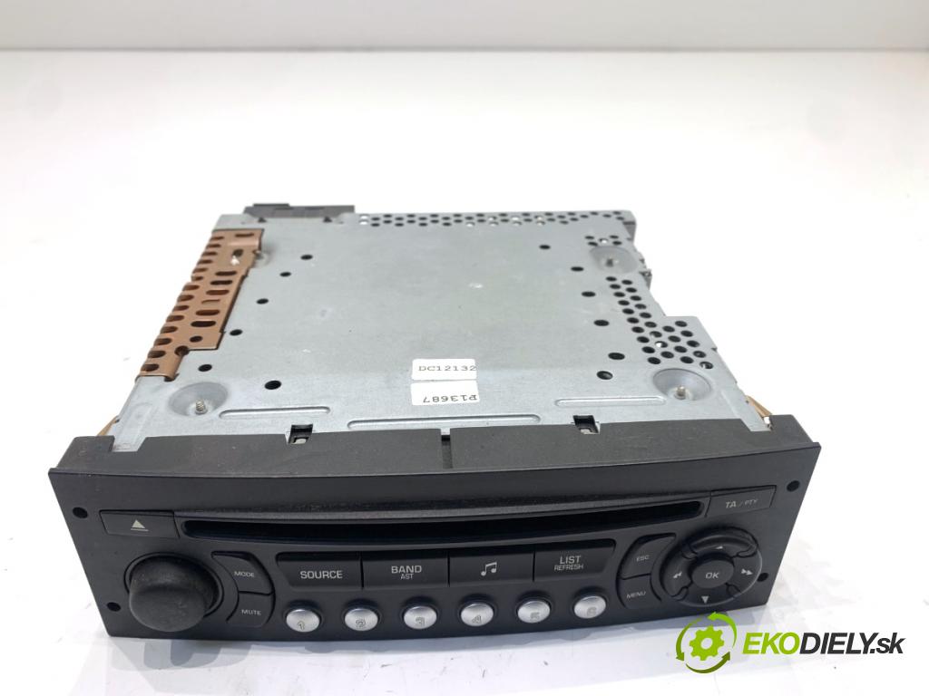 CITROEN C4 PICASSO I nadwozie wielkoprzestrzenne (MPV) 2007 80 kW 1.6 HDi 1560 RADIO 96639629XT (Audio zařízení)