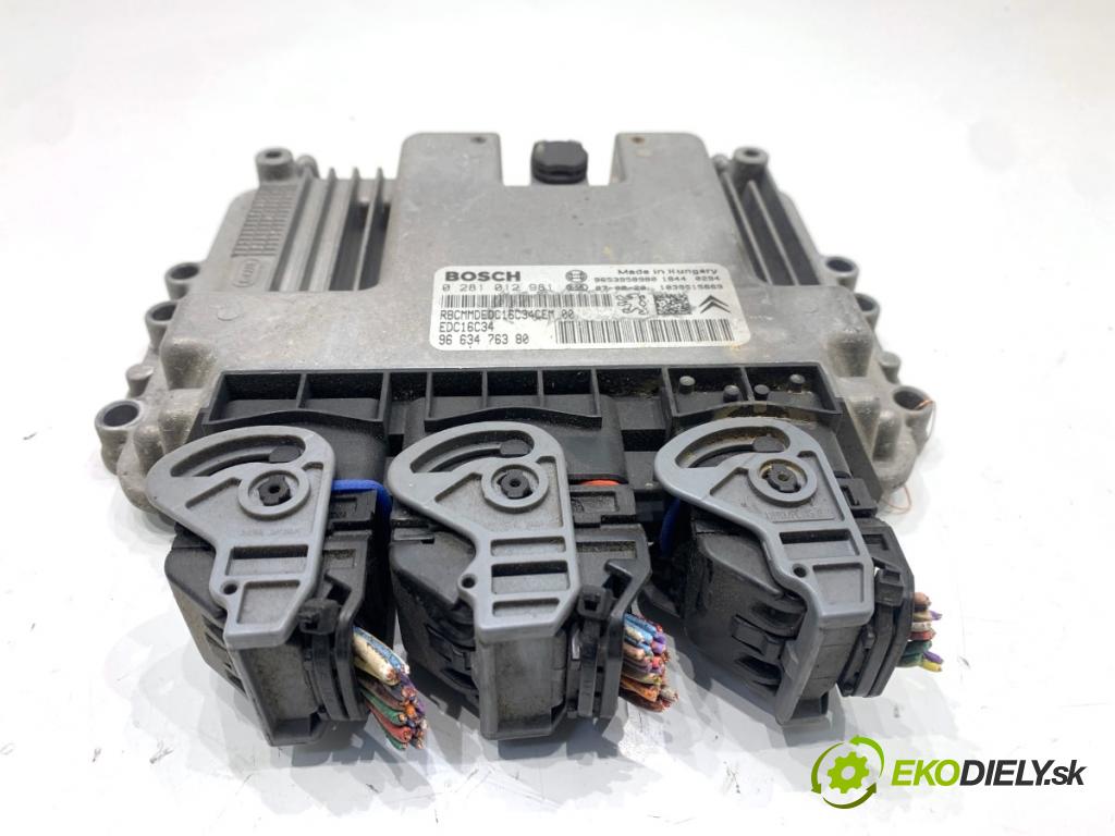 CITROEN C4 PICASSO I nadwozie wielkoprzestrzenne (MPV) 2007 80 kW 1.6 HDi 1560 řídící jednotka motora 9663476380 (Řídicí jednotka)