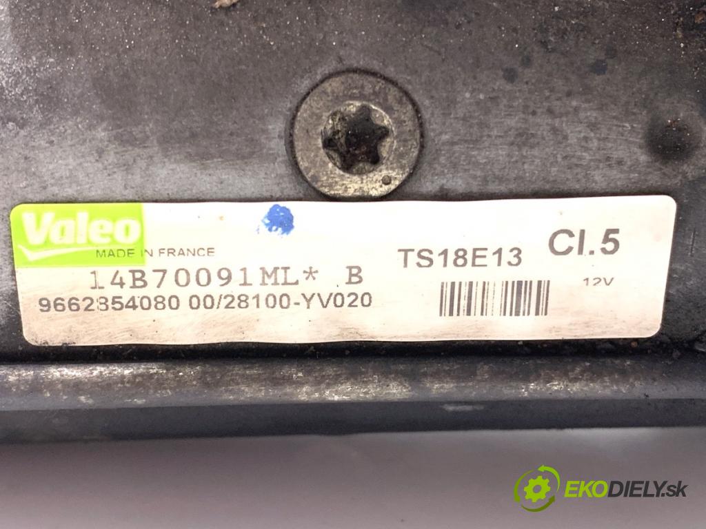 CITROEN C4 PICASSO I nadwozie wielkoprzestrzenne (MPV) 2007 80 kW 1.6 HDi 1560 Štartér 9662854080 (Štartér)