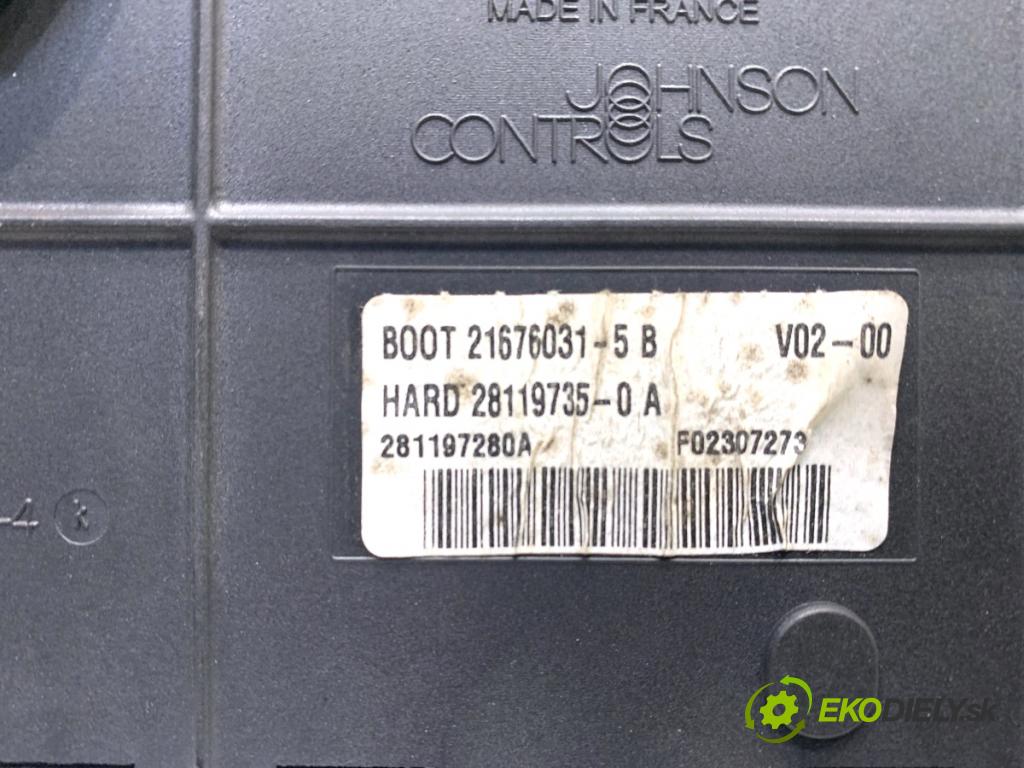 CITROEN C4 PICASSO I nadwozie wielkoprzestrzenne (MPV) 2007 80 kW 1.6 HDi 1560 Modul BSI 9663510180 (Poistková skrinka)