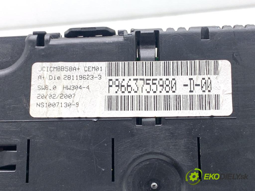 CITROEN C4 PICASSO I nadwozie wielkoprzestrzenne (MPV) 2007 80 kW 1.6 HDi 1560 prístrojovka P9663755980 (Přístrojová deska)