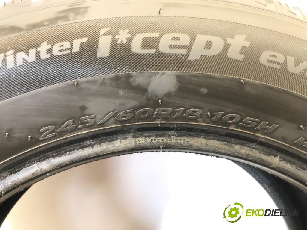 --- ---      PNEUMATIKA: zima 1X 245/60 18" HANKOOK