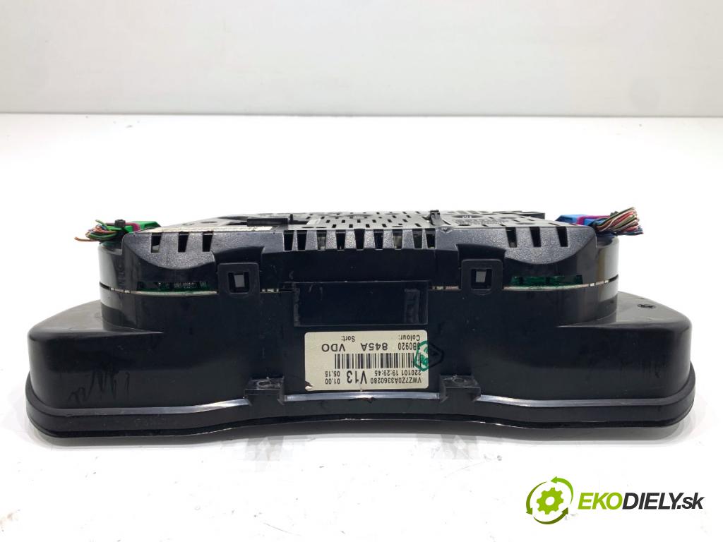 VW PASSAT B5 FL sedan 2001 96 kW 1.9 TDI 4motion 1896 Prístrojovka 3B0920845A (Prístrojová doska)