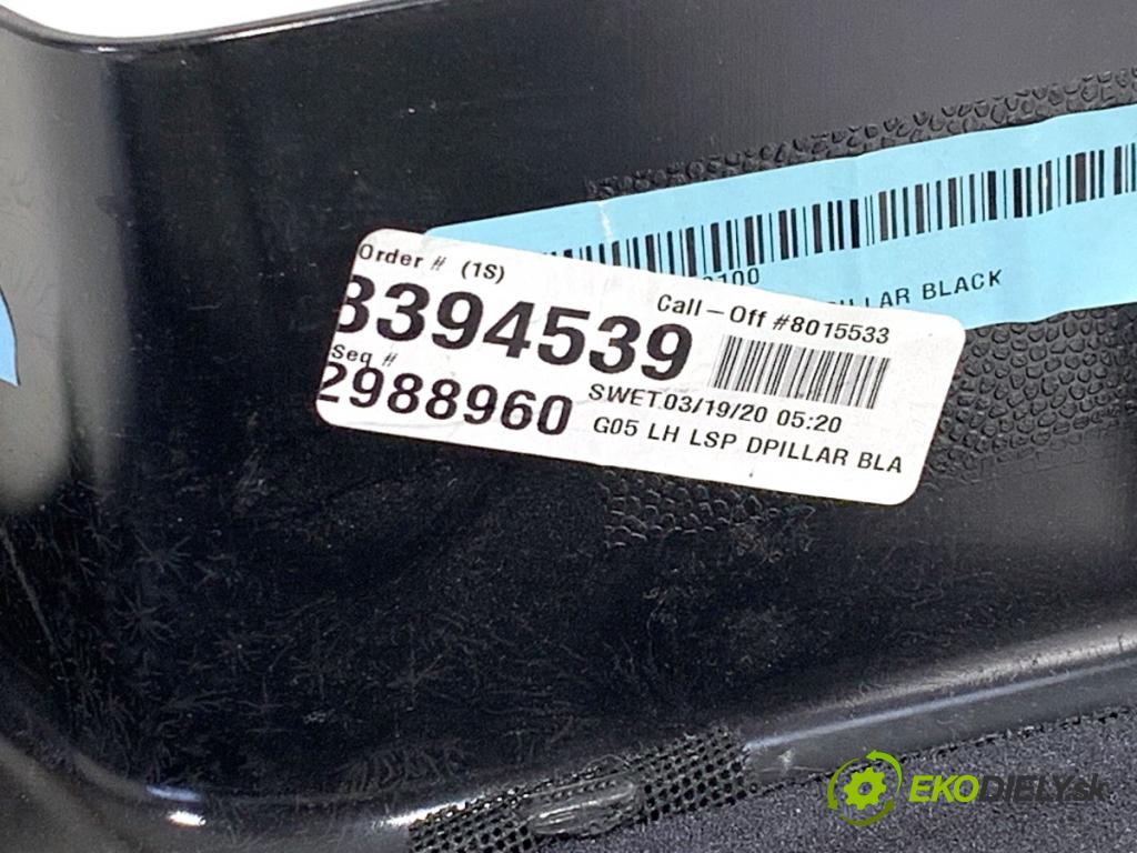 BMW G05 SUV 2020 195 kW xDrive 30 d 2993 Clona stĺpika ľavy zad 7433705