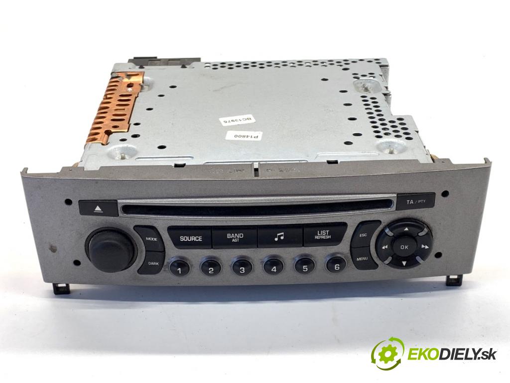 PEUGEOT 308 SW Kombi 2008 88 kW 1.6 16V 1598 RADIO 96650205XH (Audio zařízení)