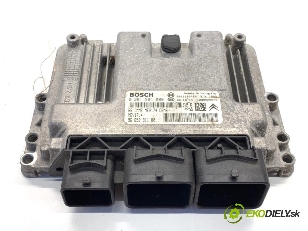 PEUGEOT 308 SW Kombi 2008 88 kW 1.6 16V 1598 řídící jednotka motora 9665291180 (Řídicí jednotka)