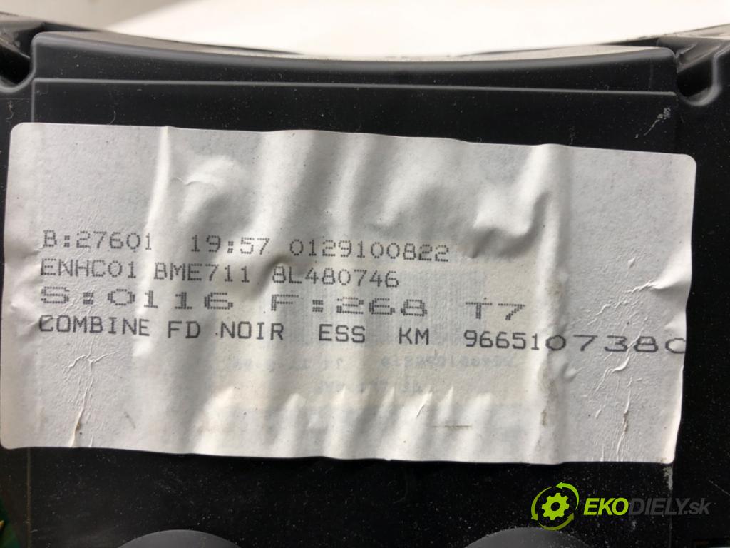 PEUGEOT 308 SW Kombi 2008 88 kW 1.6 16V 1598 prístrojovka 9665107380 (Přístrojová deska)