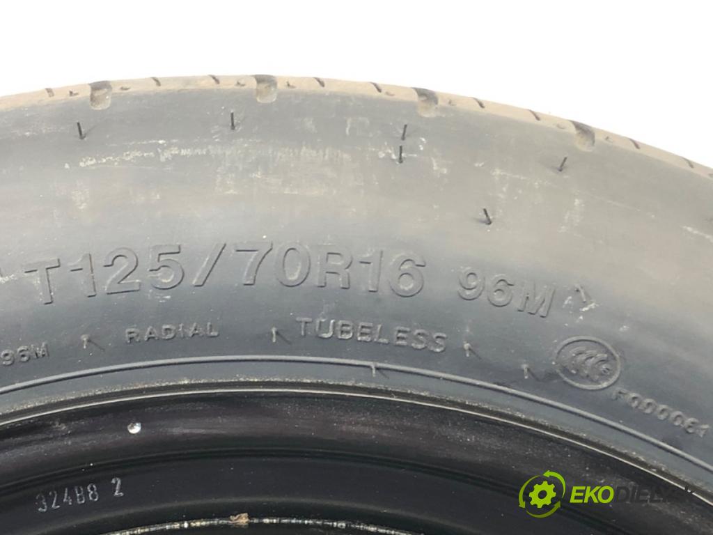 --- ---      koleso dojazdové 16 5X108 63 ET 25 125/70/16