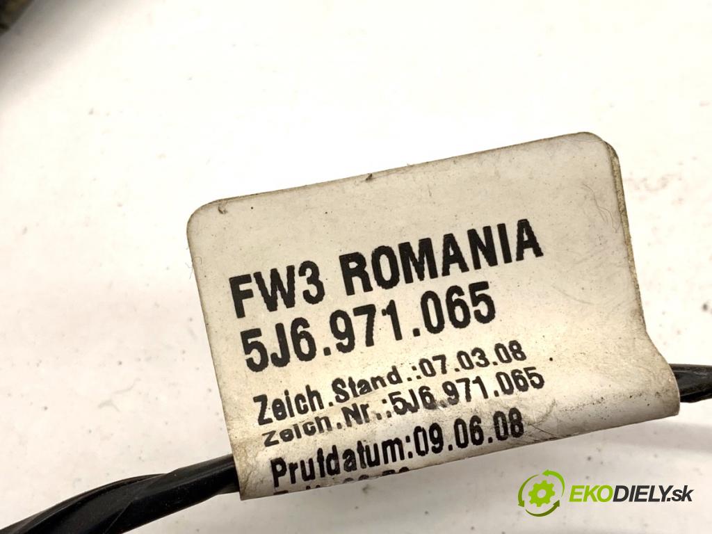 SKODA FABIA II liftback 2008 77 kW 1.9 TDI 1896 Káblovačka PDC zad 5J6971065
