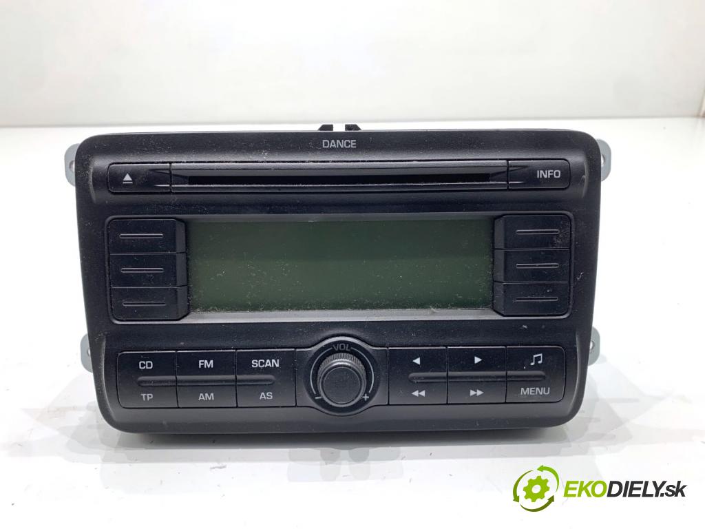 SKODA FABIA II liftback 2008 77 kW 1.9 TDI 1896 RADIO 5J0035161A (Audio zařízení)
