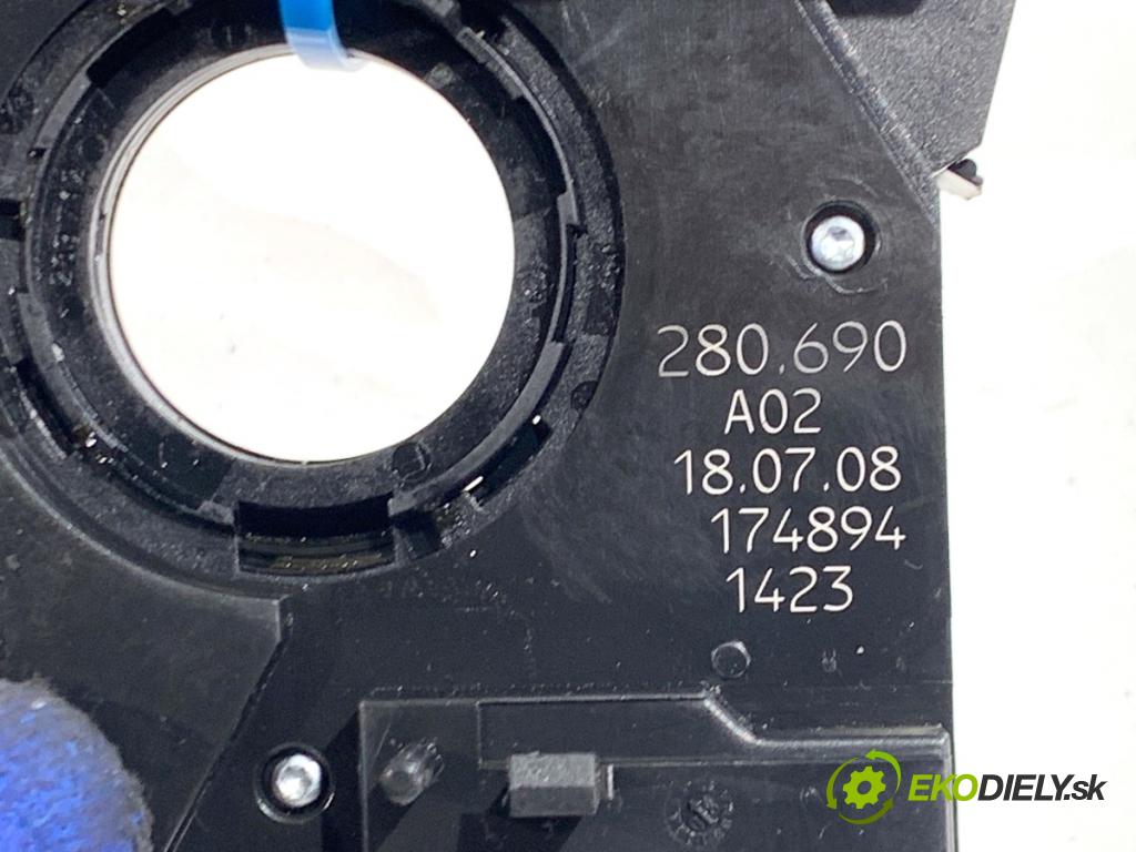 SKODA FABIA II liftback 2008 77 kW 1.9 TDI 1896 Krúžok, slimák airbag 280690A02 (Airbag)