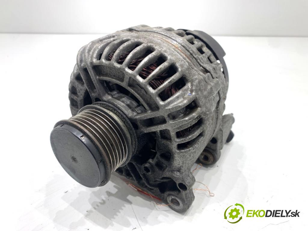 SKODA FABIA II liftback 2008 77 kW 1.9 TDI 1896 Alternátor 028903028E (Alternátor)
