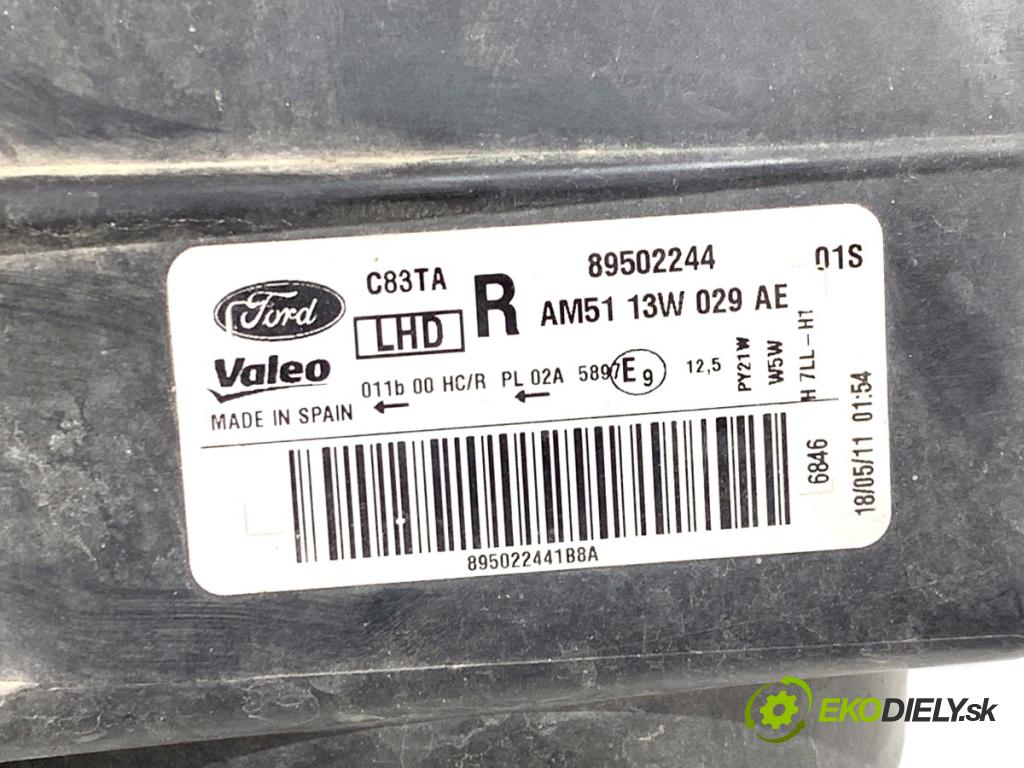 FORD C-MAX II nadwozie wielkoprzestrzenne (MPV) 2011 103 kW 2.0 TDCi 1997 světlomet pravý přední část 89502244