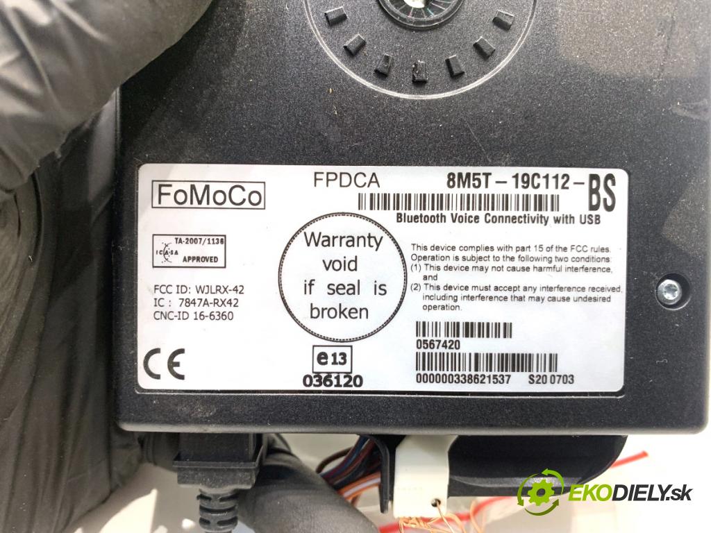 FORD C-MAX II nadwozie wielkoprzestrzenne (MPV) 2011 103 kW 2.0 TDCi 1997 Modul BLUETOOTH 8M5T-19C112-BS (Riadiaca jednotka ostatné)