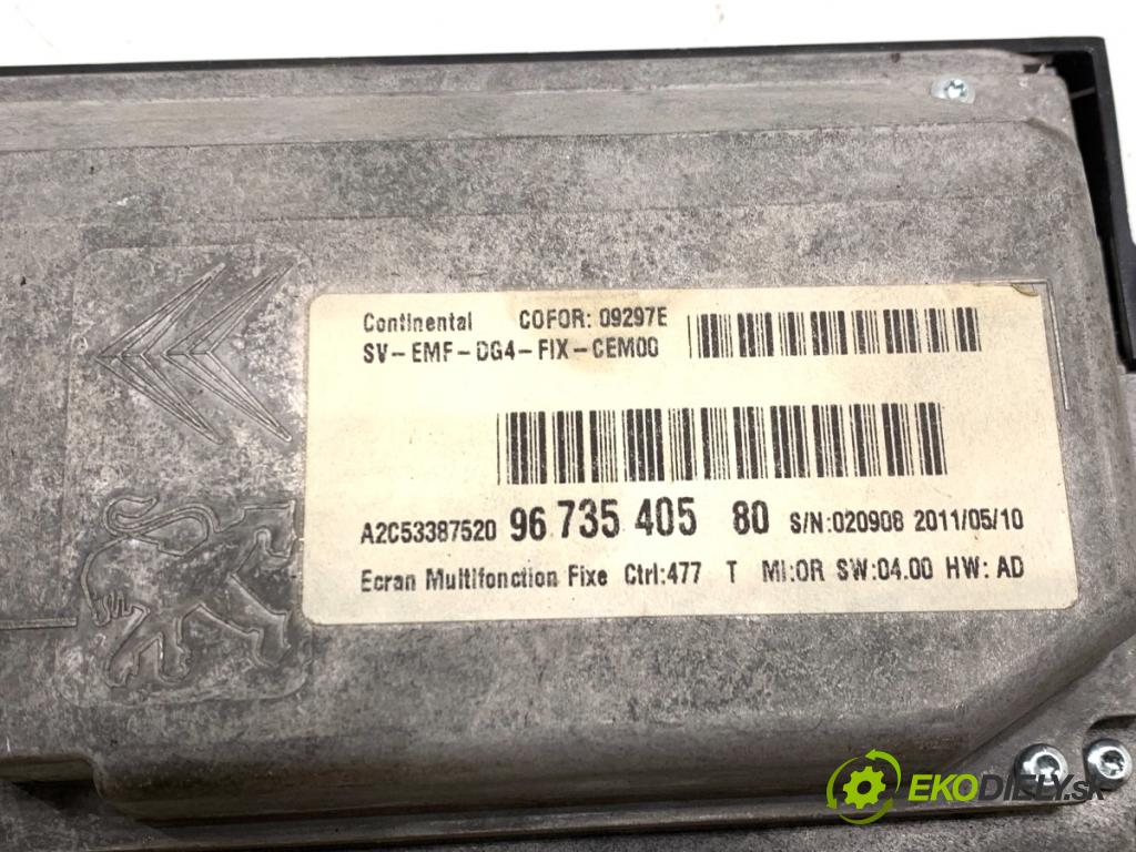 CITROEN DS4 liftback 2011 120 kW 2.0 HDi 165 1997 Dislpej 9673540580 (Prístrojová doska)