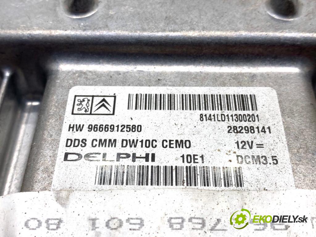 CITROEN DS4 liftback 2011 120 kW 2.0 HDi 165 1997 řídící jednotka motora 9666912580 (Řídicí jednotka)