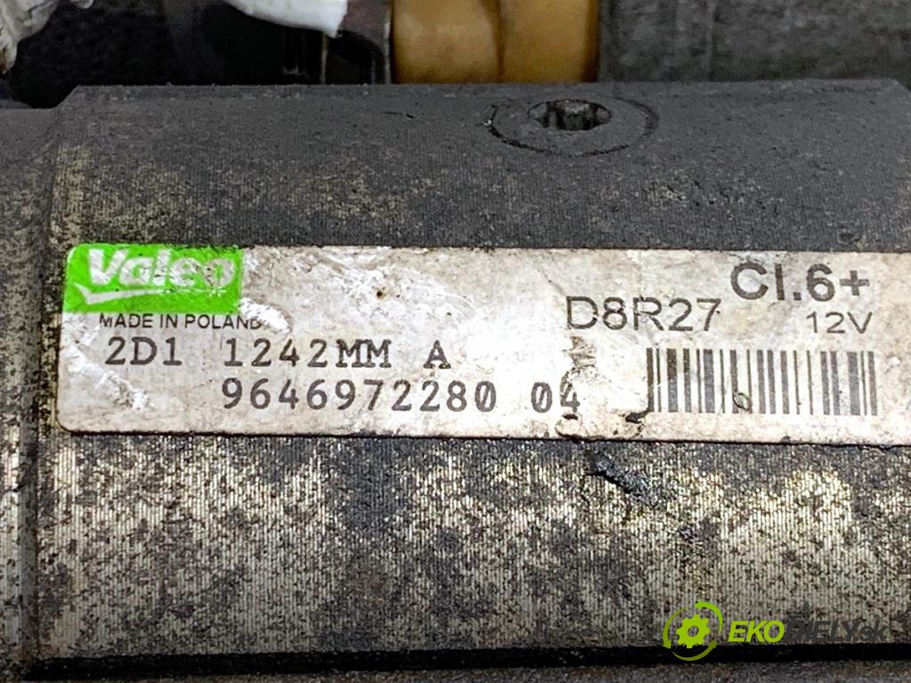 CITROEN DS4 liftback 2011 120 kW 2.0 HDi 165 1997 startér 9646972280 (Startér)