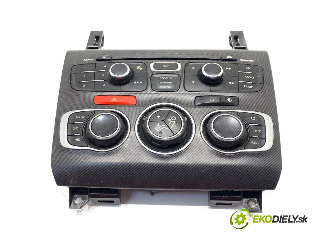 CITROEN DS4 liftback 2011 120 kW 2.0 HDi 165 1997 Panel ovládaní topení 9666027877 (Páčky pod volantem)