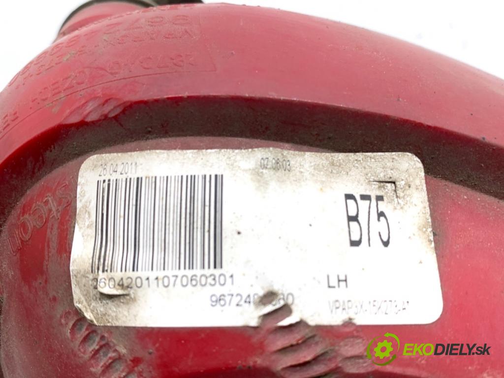 CITROEN DS4 liftback 2011 120 kW 2.0 HDi 165 1997 Svetlo nárazníka ľavy zad 9672489880