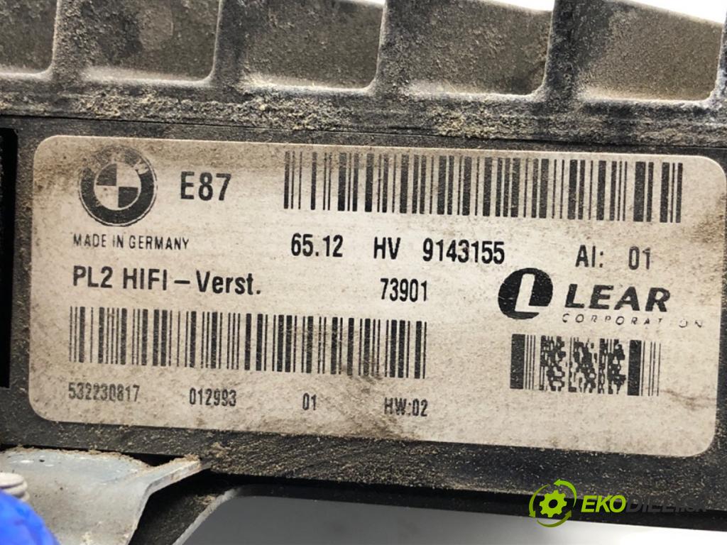 BMW E87 liftback 2007 90 kW 116 i 1599 zesilovač 9143155 (Zesilovač)