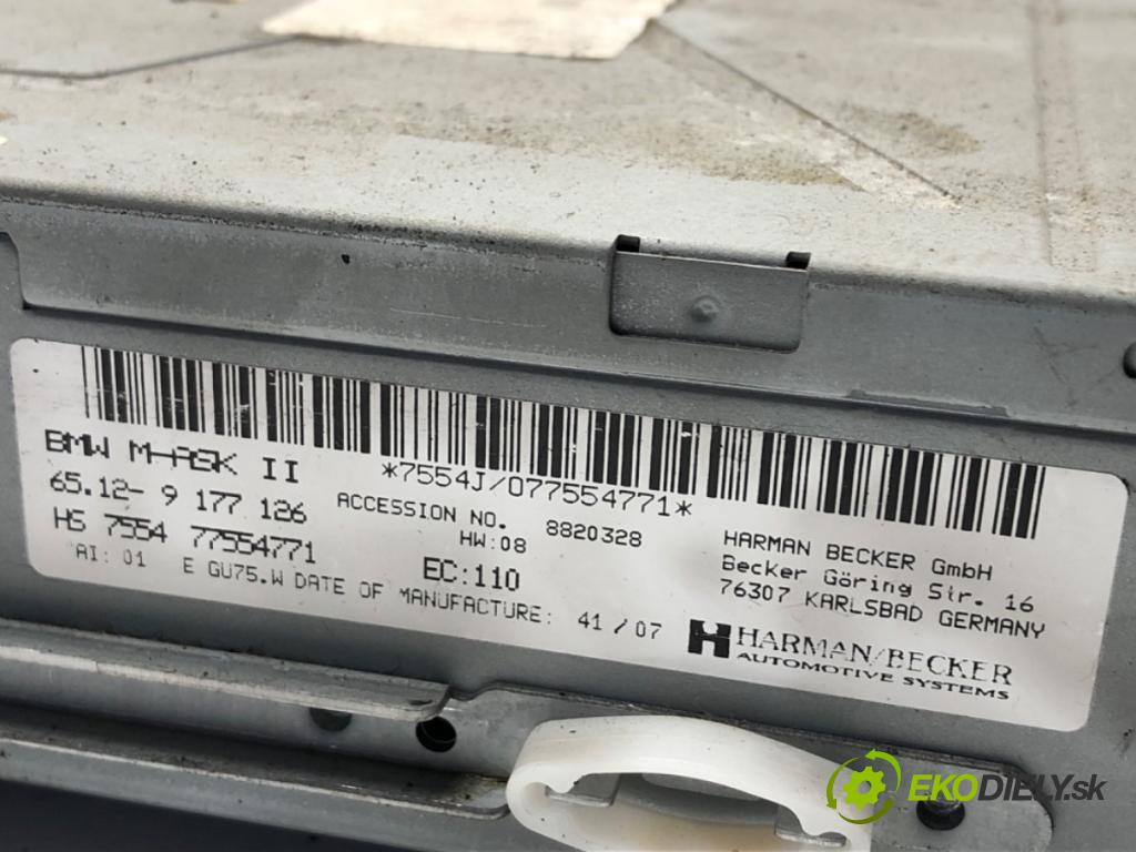 BMW E87 liftback 2007 90 kW 116 i 1599 RADIO čítač navigácie 9177126