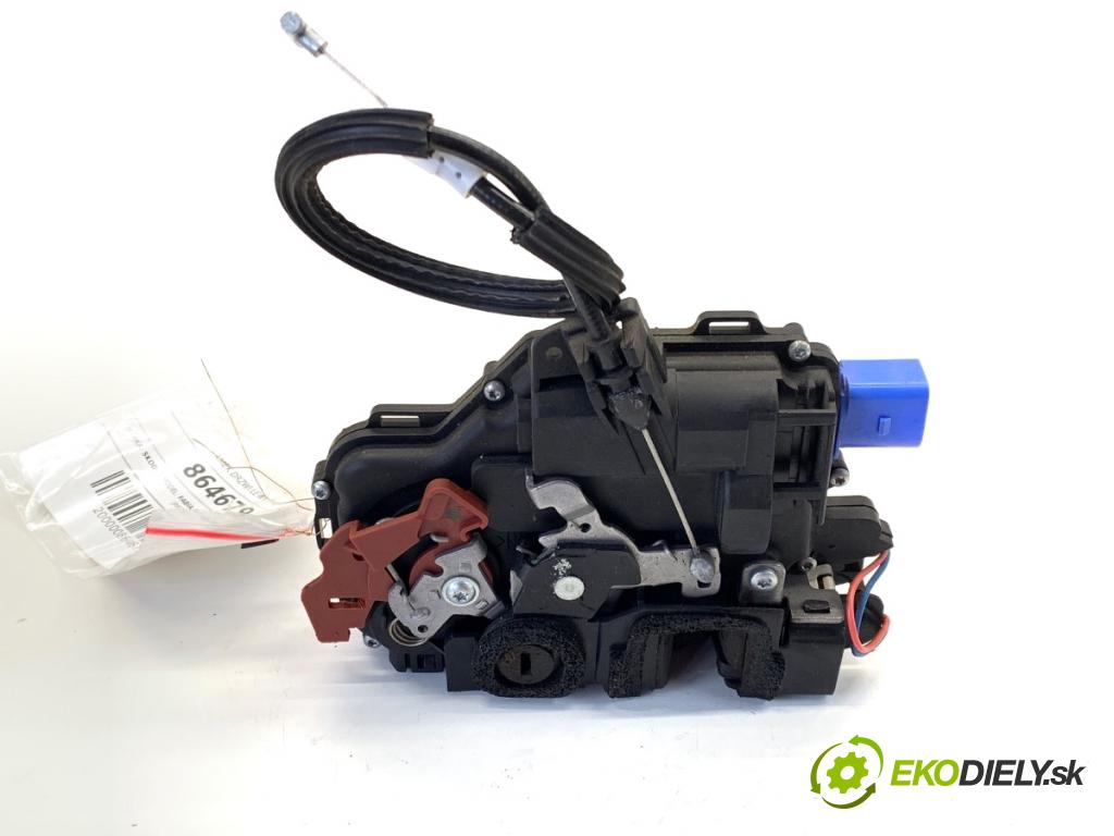 SKODA FABIA II liftback 2008 63 kW 1.4 1390 zámok Dvere ľavy zad 6Y0839015A