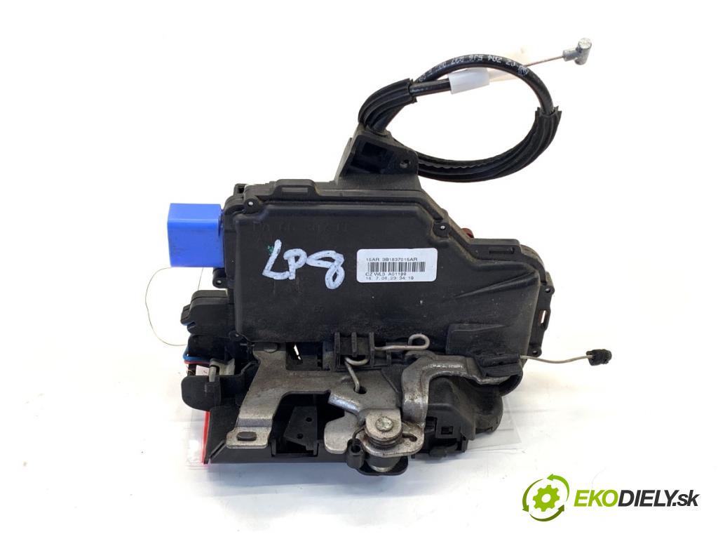 SKODA FABIA II liftback 2008 63 kW 1.4 1390 zámok Dvere ľavy predný 3B1837015AR